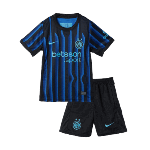 Inter Milan Home Kids Soccer Jerseys Kit 2025/26
