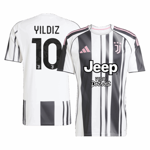 YILDIZ #10 Juventus Home Soccer Jersey 2025/26