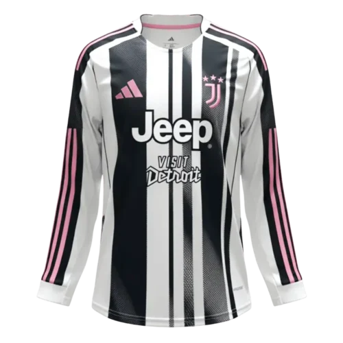 Juventus Home Long Sleeve Jersey 2025/26