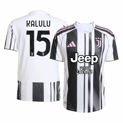 KALULU #15 Juventus Home Player Version Jersey 2025/26