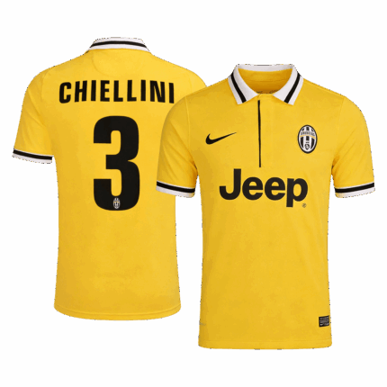Retro Soccer Jersey CHIELLINI #3 Juventus Away 2013/14