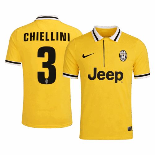 Retro Soccer Jersey CHIELLINI #3 Juventus Away 2013/14