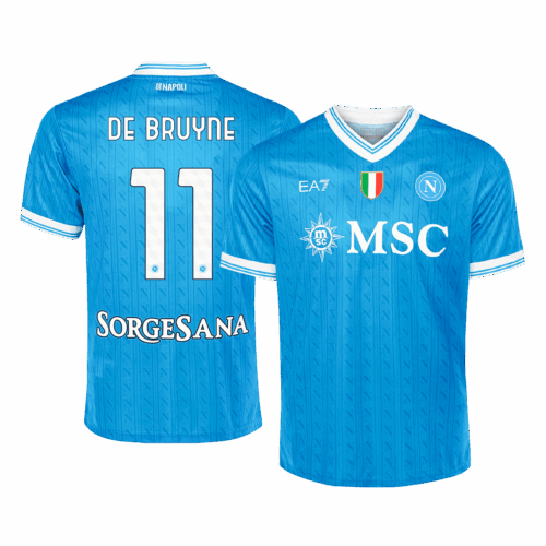 DE BRUYNE #11 Napoli Home Soccer Jersey 2025/26