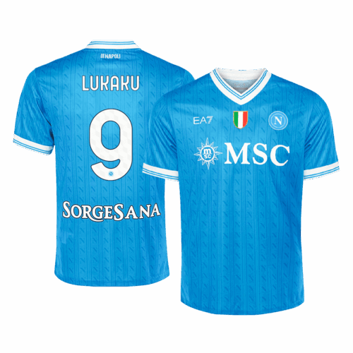 LUKAKU #9 Napoli Home Soccer Jersey 2025/26