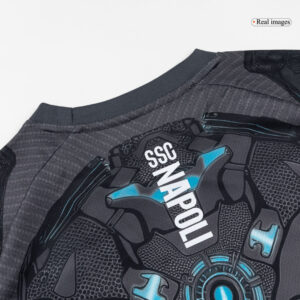Napoli Pre-Match Soccer Jersey 2025/26 Black - Image 11
