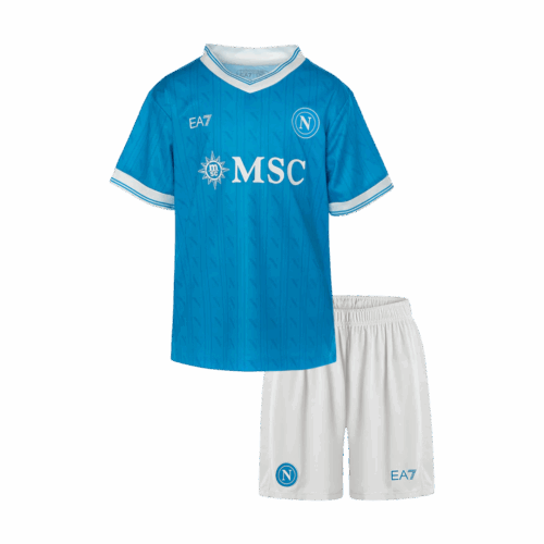 Napoli Home Kids Soccer Jerseys Kit 2025/26