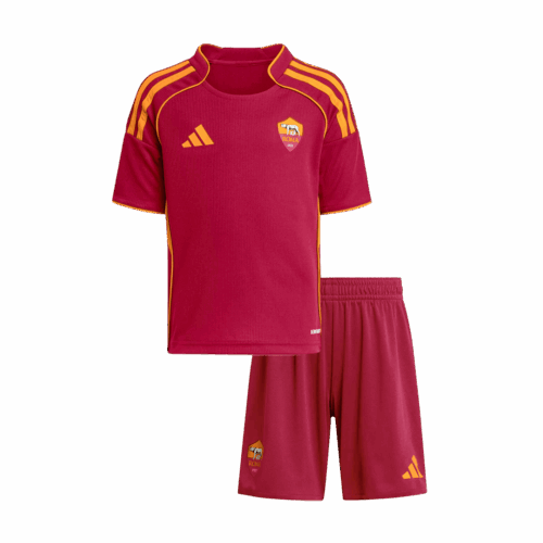Roma Home Kids Soccer Jerseys Kit 2025/26
