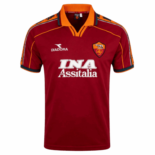 Retro Soccer Jersey Roma Home 1998/99