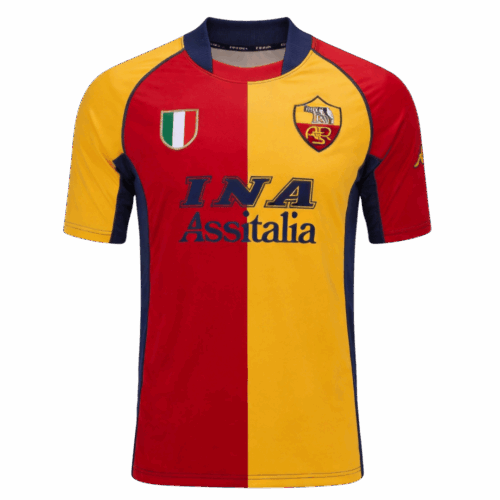 Retro Soccer Jersey Roma Third Away 2001/02