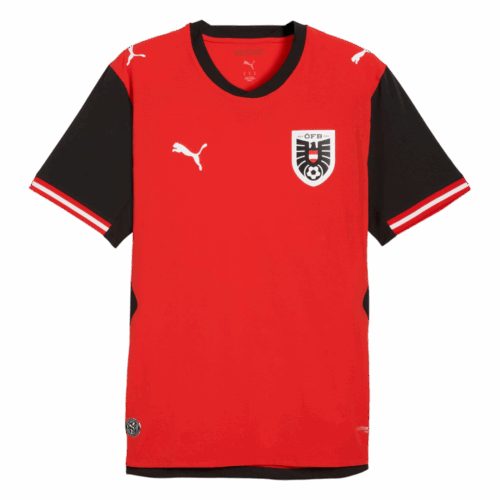 Austria Home Player Version Jersey World Cup 2026