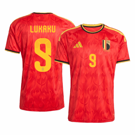 LUKAKU #9 Belgium Home Soccer Jersey World Cup 2026