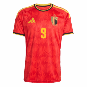 LUKAKU #9 Belgium Home Soccer Jersey World Cup 2026