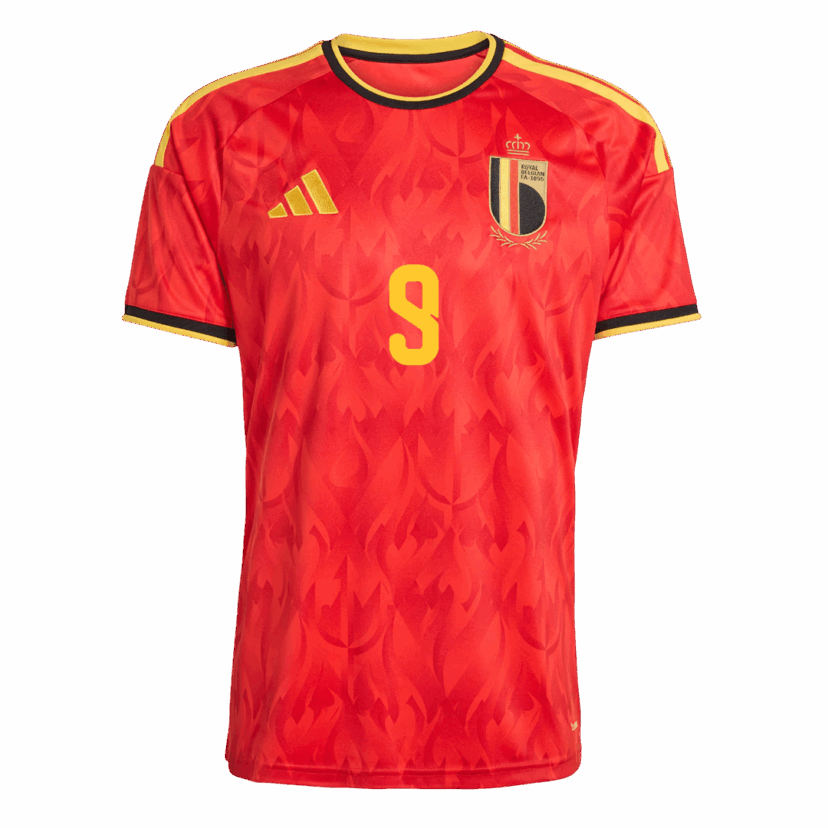 LUKAKU #9 Belgium Home Soccer Jersey World Cup 2026