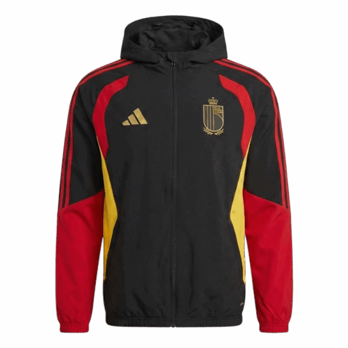 Belgium Hoodie Jacket 2026 - Red&Black