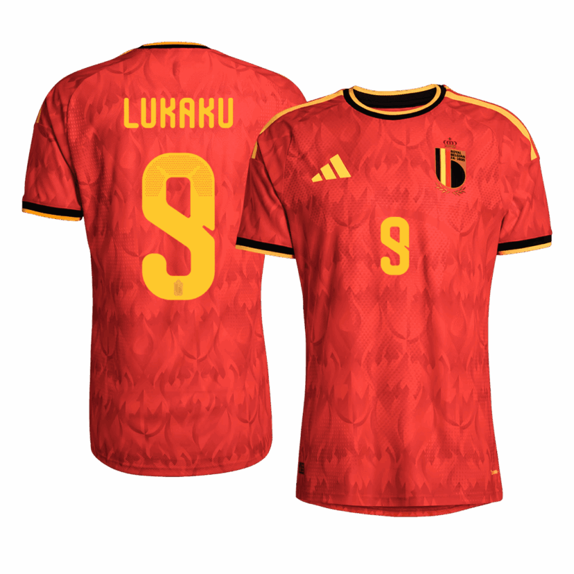 LUKAKU #9 Belgium Home Player Version Jersey World Cup 2026