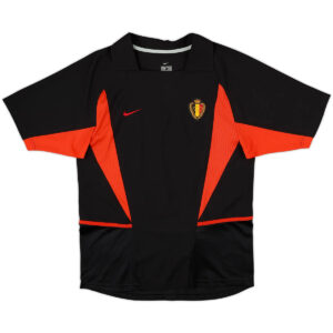 Retro Soccer Jersey Belgium Away World Cup 2002