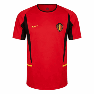 Retro Soccer Jersey Belgium Home World Cup 2002