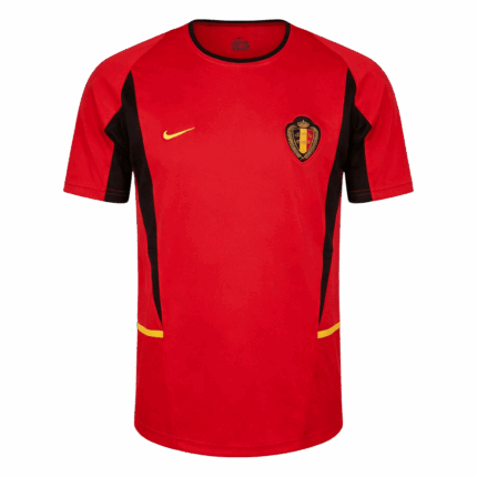 Retro Soccer Jersey Belgium Home World Cup 2002