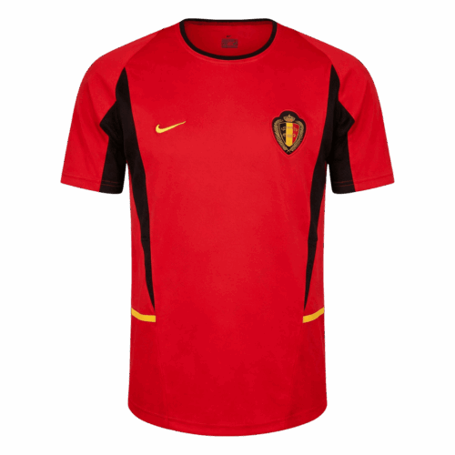 Retro Soccer Jersey Belgium Home World Cup 2002