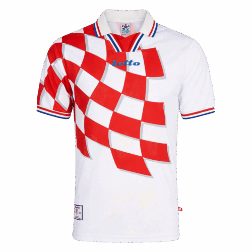 Retro Soccer Jersey Croatia Home World Cup 1998