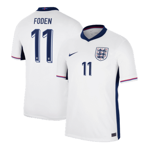 FODEN #11 England Home Soccer Jersey EURO 2024