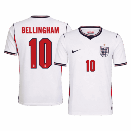 BELLINGHAM #10 England Home Soccer Jersey World Cup 2026