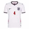 RICE #4 England Home Soccer Jersey World Cup 2026