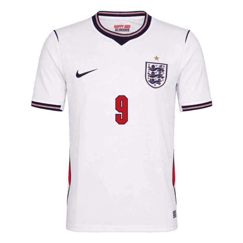 KANE #9 England Home Soccer Jersey World Cup 2026