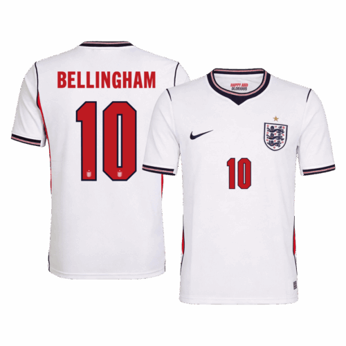 BELLINGHAM #10 England Home Soccer Jersey World Cup 2026