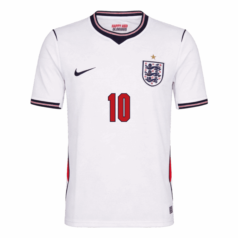 BELLINGHAM #10 England Home Soccer Jersey World Cup 2026