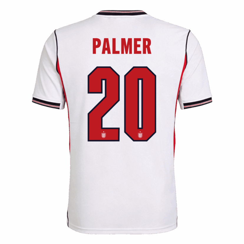 PALMER #20 England Home Soccer Jersey World Cup 2026