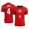 RICE #4 England Away Soccer Jersey World Cup 2026