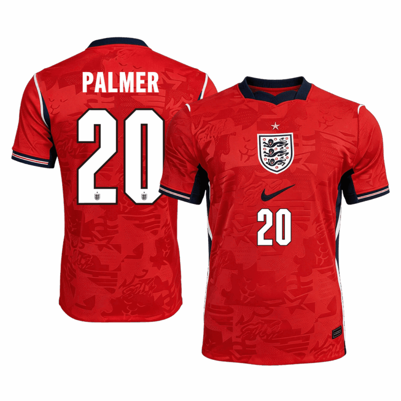 PALMER #20 England Away Soccer Jersey World Cup 2026