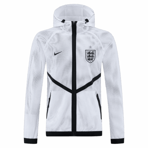 England Hoodie Jacket 2026 - White