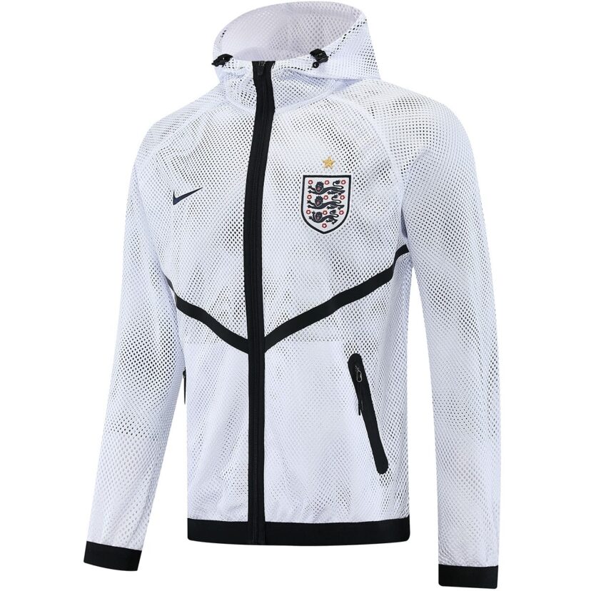 England Hoodie Jacket 2026 - White