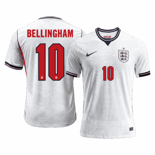 BELLINGHAM #10 England Home Player Version Jersey World Cup 2026