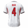 RICE #4 England Home Player Version Jersey World Cup 2026