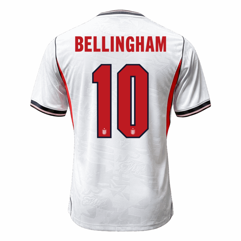 BELLINGHAM #10 England Home Player Version Jersey World Cup 2026