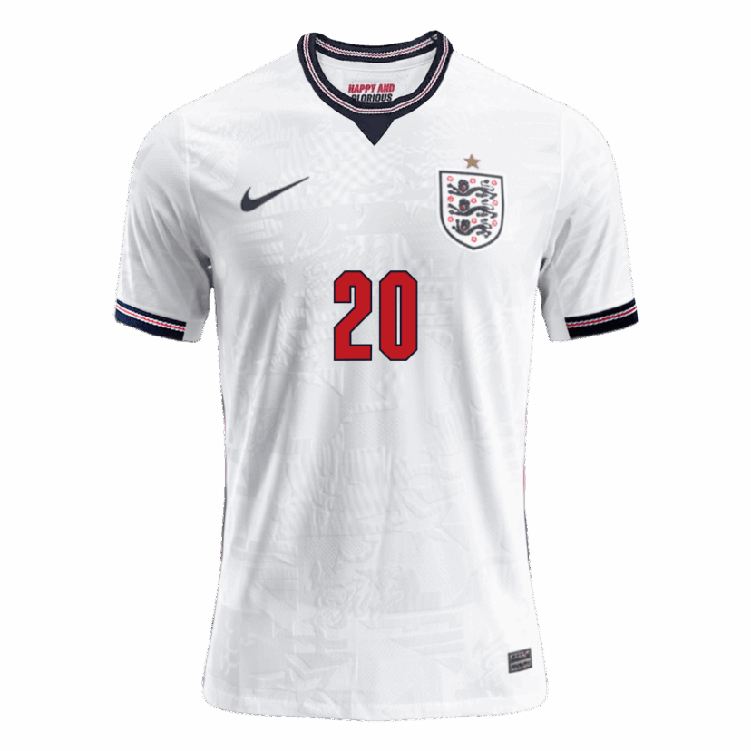 PALMER #20 England Home Player Version Jersey World Cup 2026