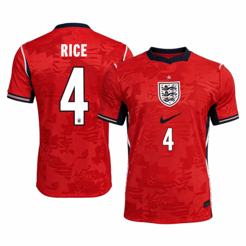 RICE #4 England Away Player Version Jersey World Cup 2026