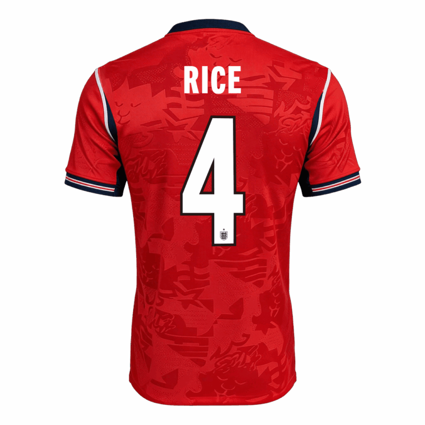 RICE #4 England Away Player Version Jersey World Cup 2026