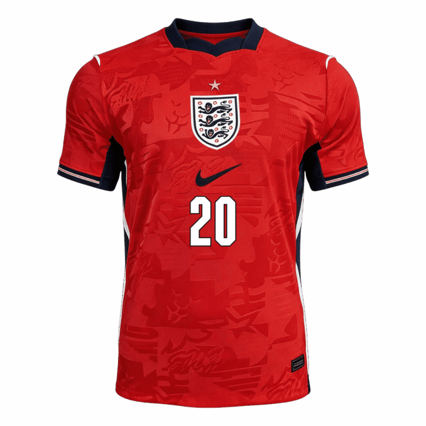 PALMER #20 England Away Player Version Jersey World Cup 2026