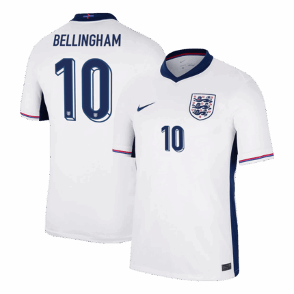 BELLINGHAM #10 England Home Soccer Jersey EURO