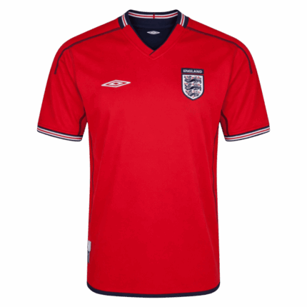 Retro Jersey England Away World Cup 2002