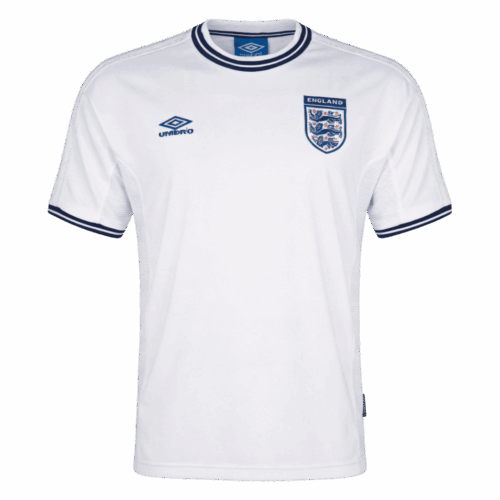 Retro Soccer Jersey England Home Euro Cup 2000