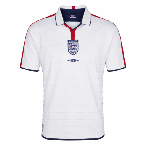 Retro Soccer Jersey England Home Euro Cup 2004