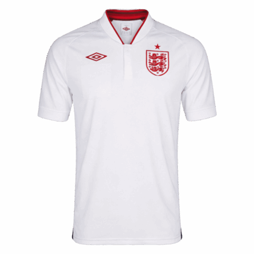 Retro Soccer Jersey England Home 2012