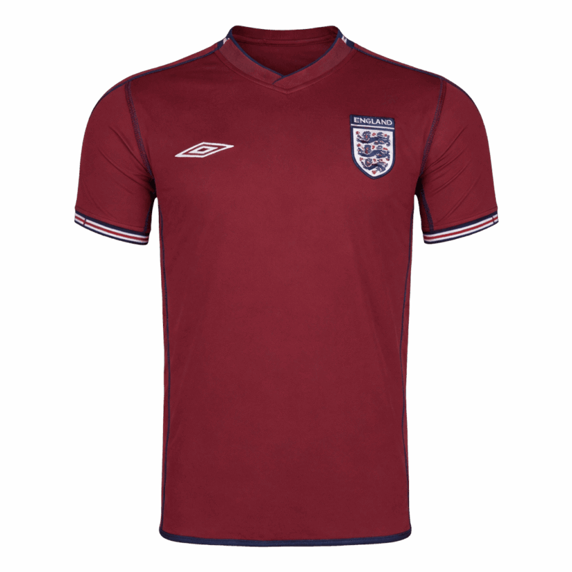 Retro Soccer Jersey England Away 2002