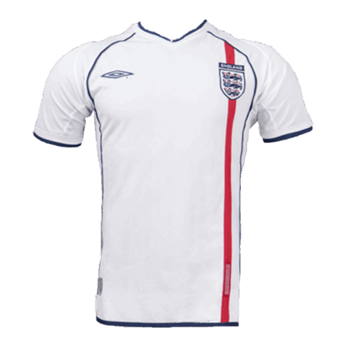 Retro Soccer Jersey England Home 2002