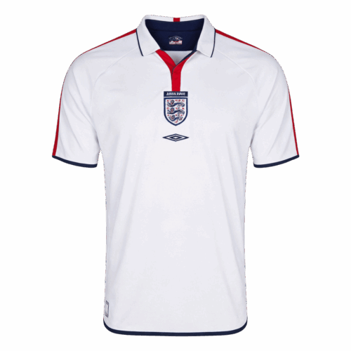 Retro Soccer Jersey England Home 2004